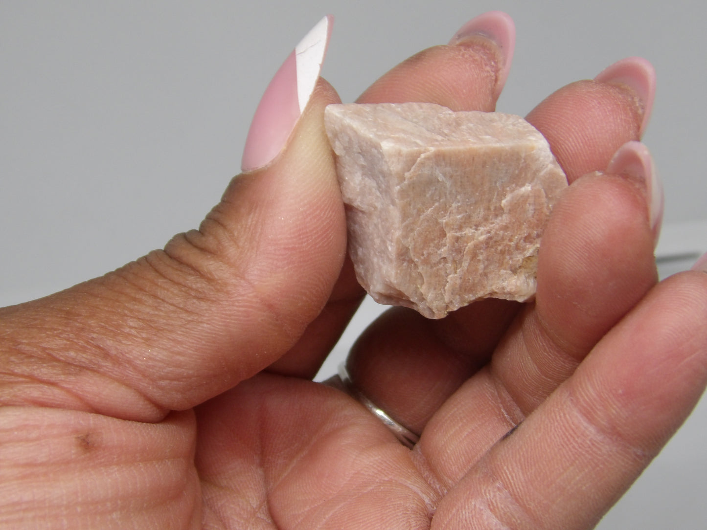 Raw Peach Moonstone
