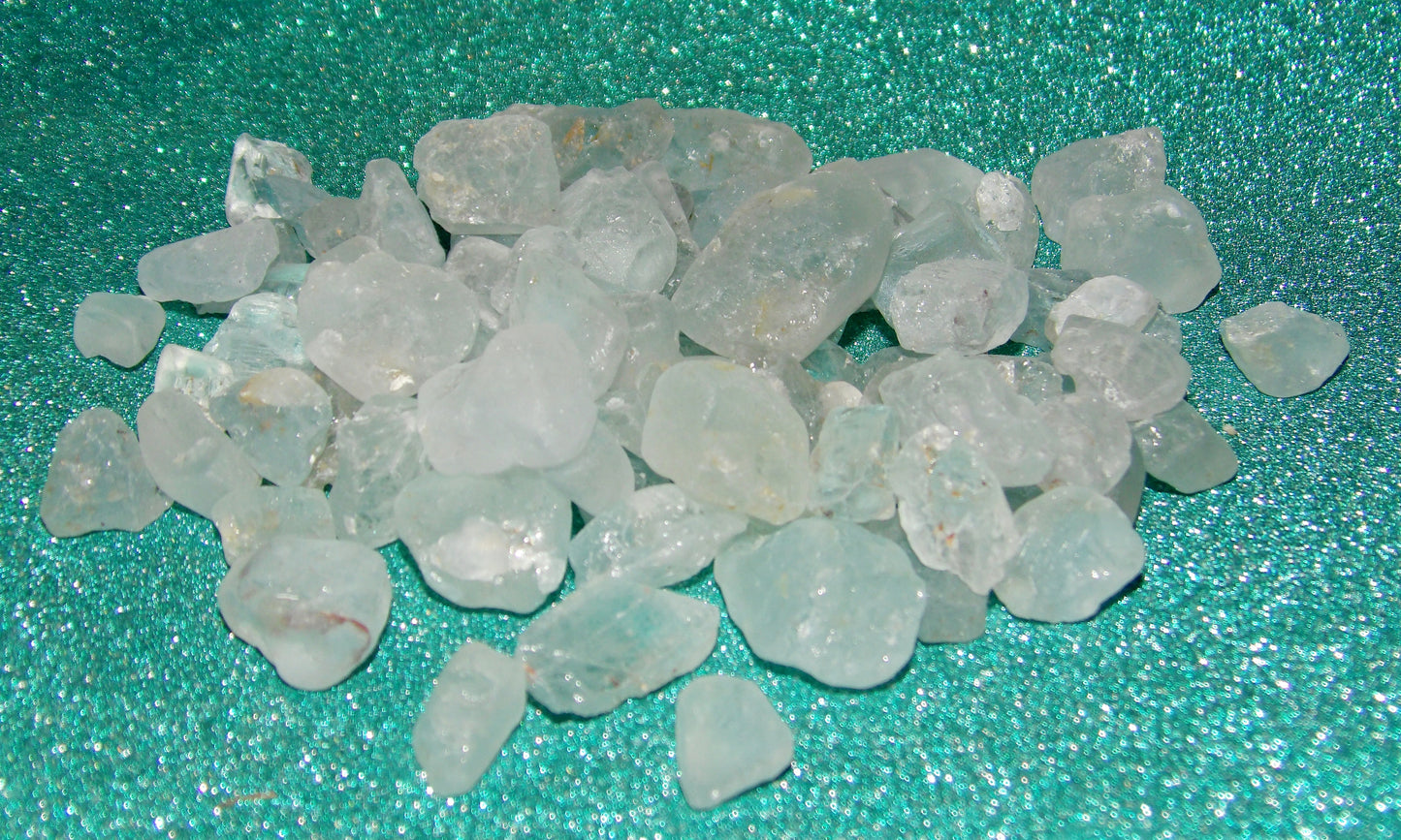 Raw Blue Topaz (small pieces)