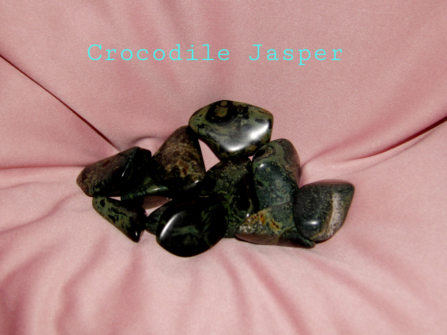 Tumbled Crocodile Jasper