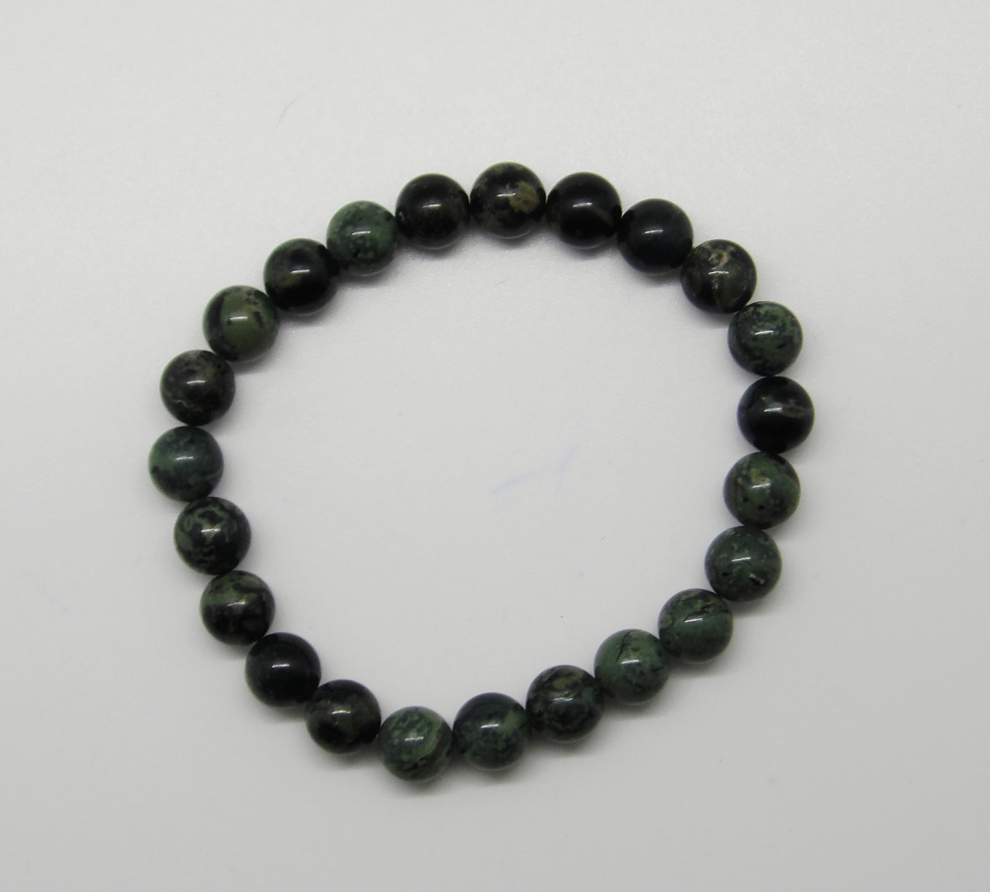Crocodile Jasper Bracelet (8 mm beads)