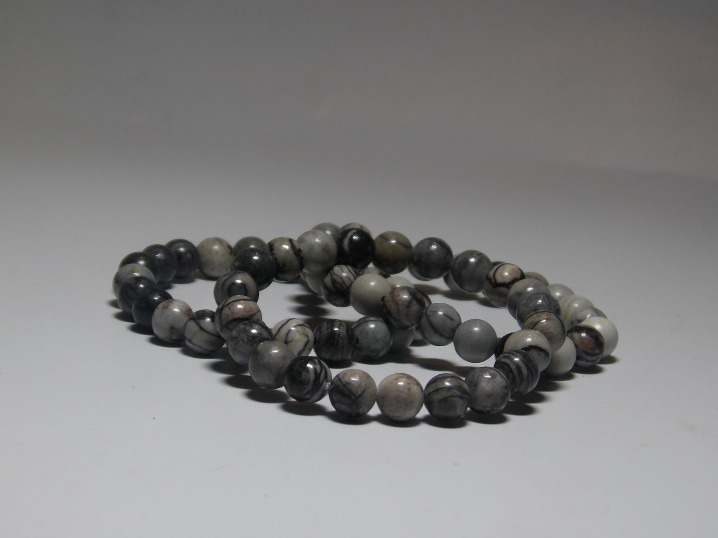 Web Jasper Bracelets (8 mm beads)