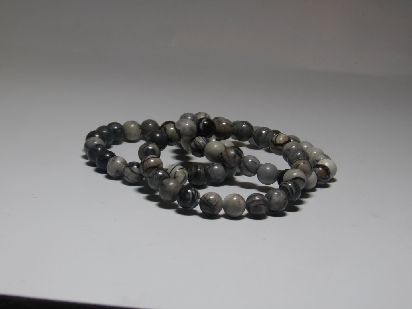 Web Jasper Bracelets (8 mm beads)