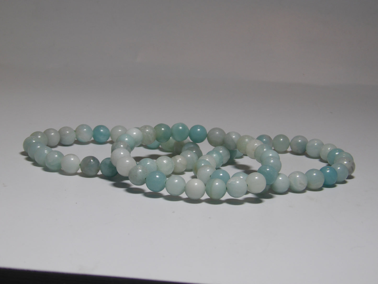 Blue Amazonite Bracelet (8 mm beads)