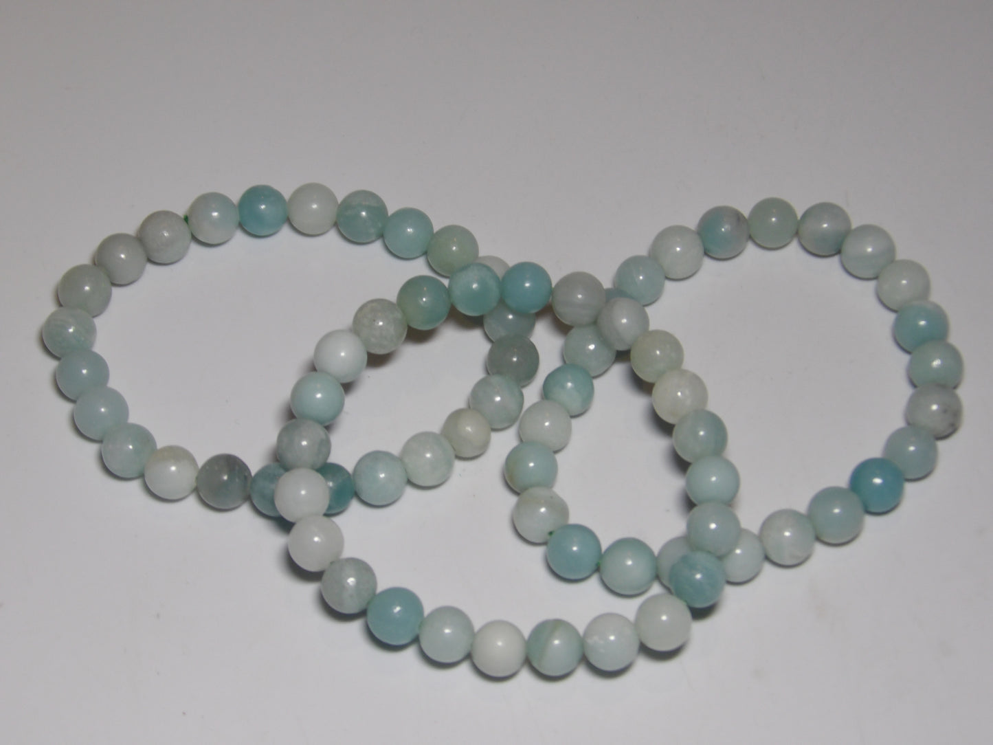 Blue Amazonite Bracelet (8 mm beads)