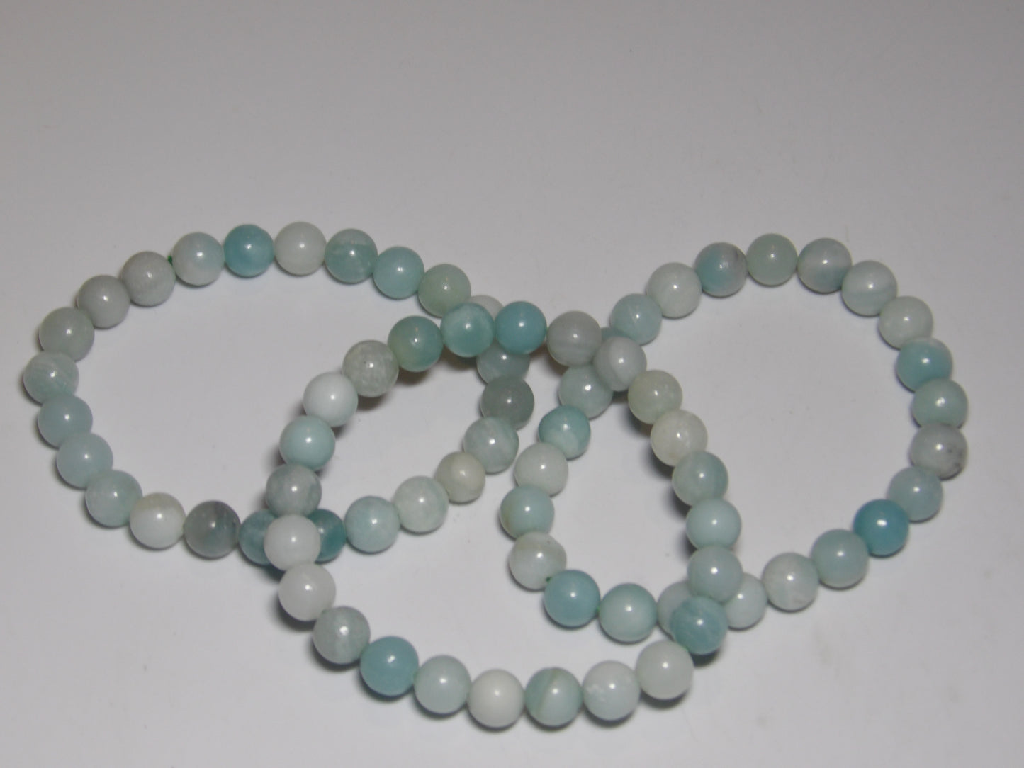 Blue Amazonite Bracelet (8 mm beads)
