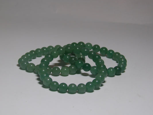 Green Aventurine Bracelet (8 mm beads)