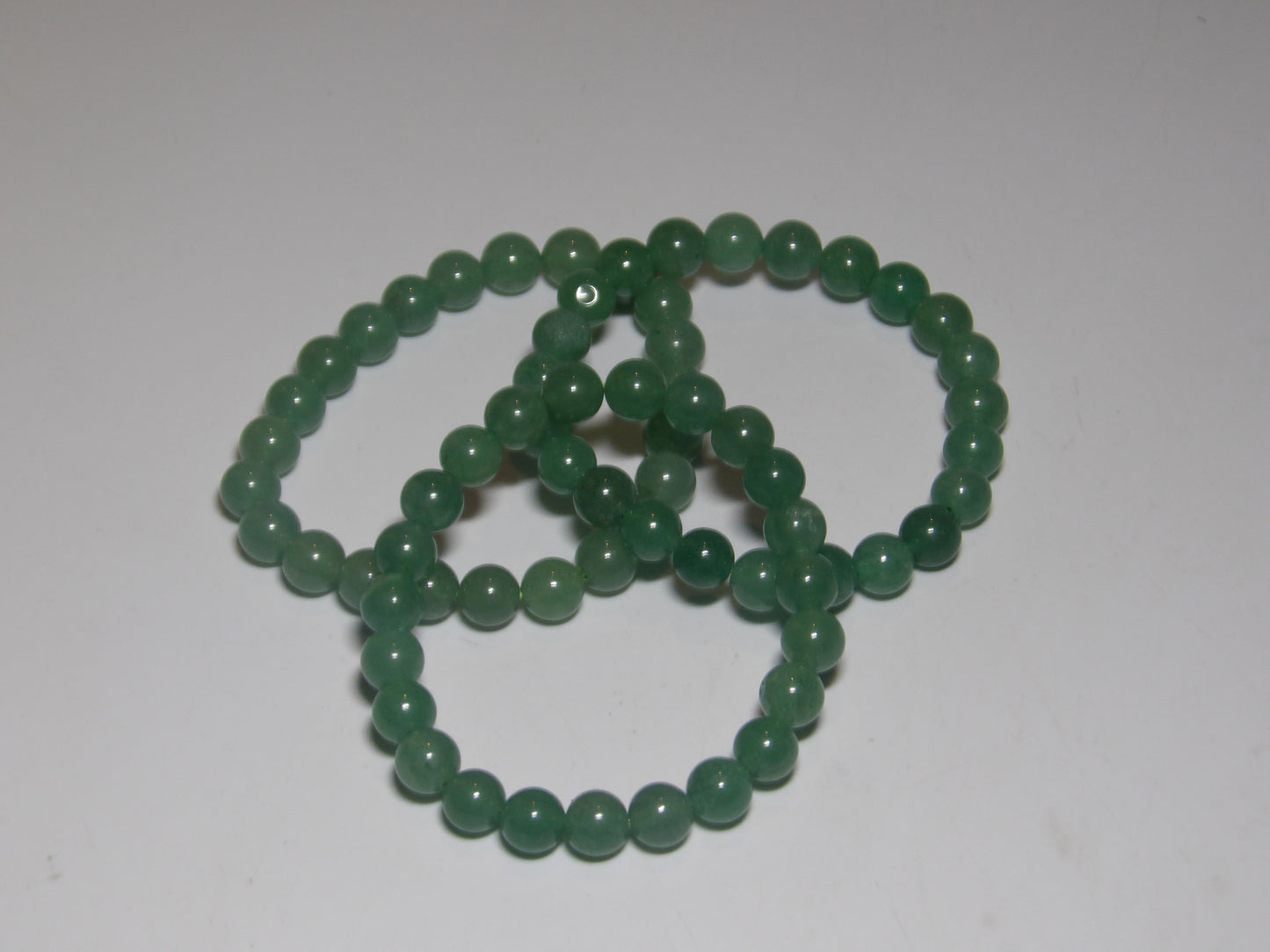 Green Aventurine Bracelet (8 mm beads)