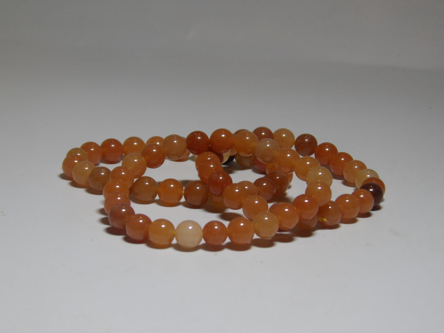 Orange Calcite Bracelets (8 mm beads)