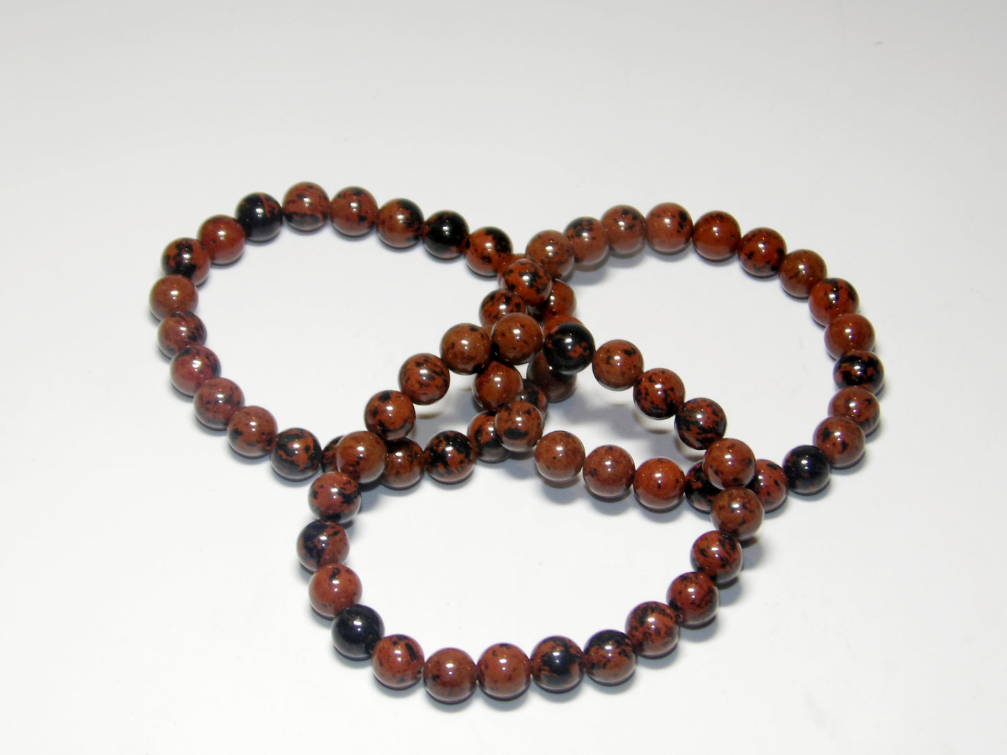 Mahogany Obsidian Bracelet (8 mm beads)
