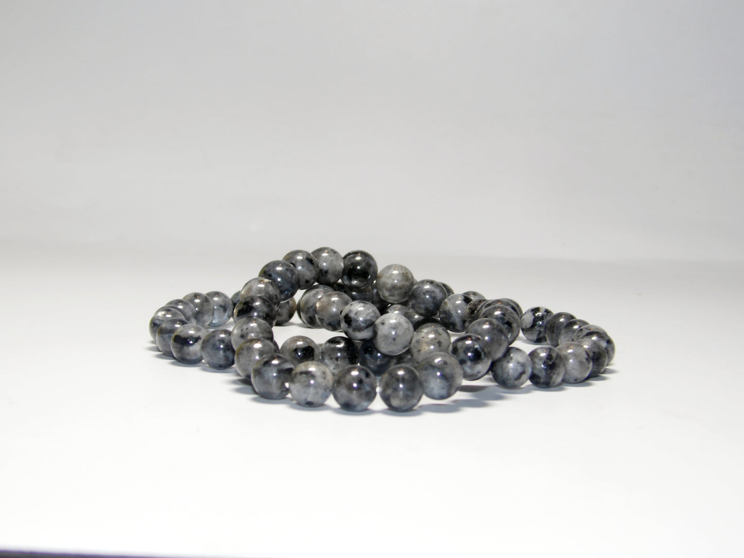 Black Labradorite Bracelet (8 mm beads)