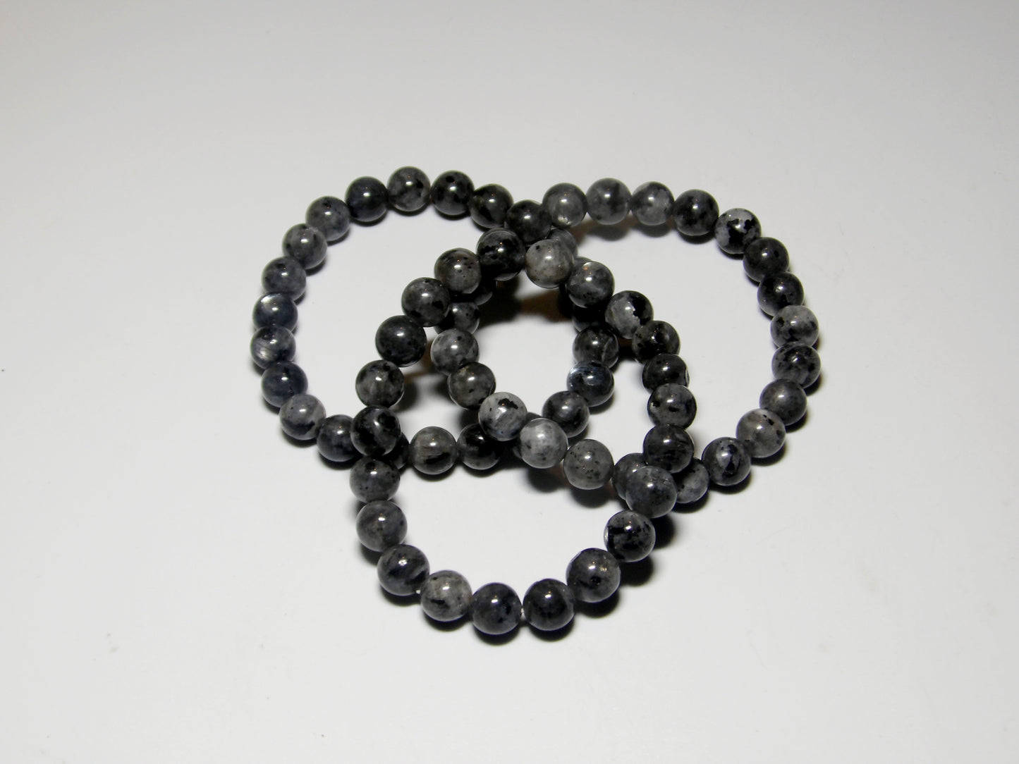 Black Labradorite Bracelet (8 mm beads)