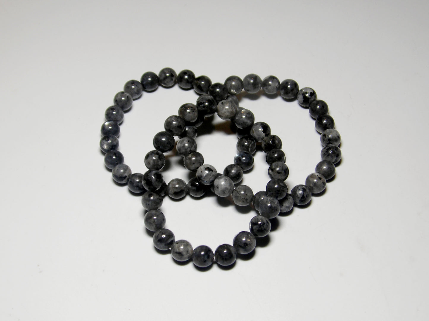 Black Labradorite Bracelet (8 mm beads)