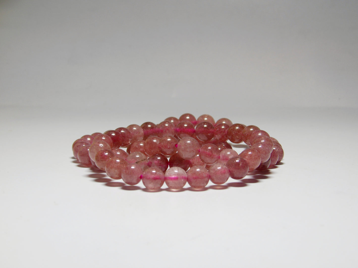 Cherry Rose Quartz (8 mm beads)