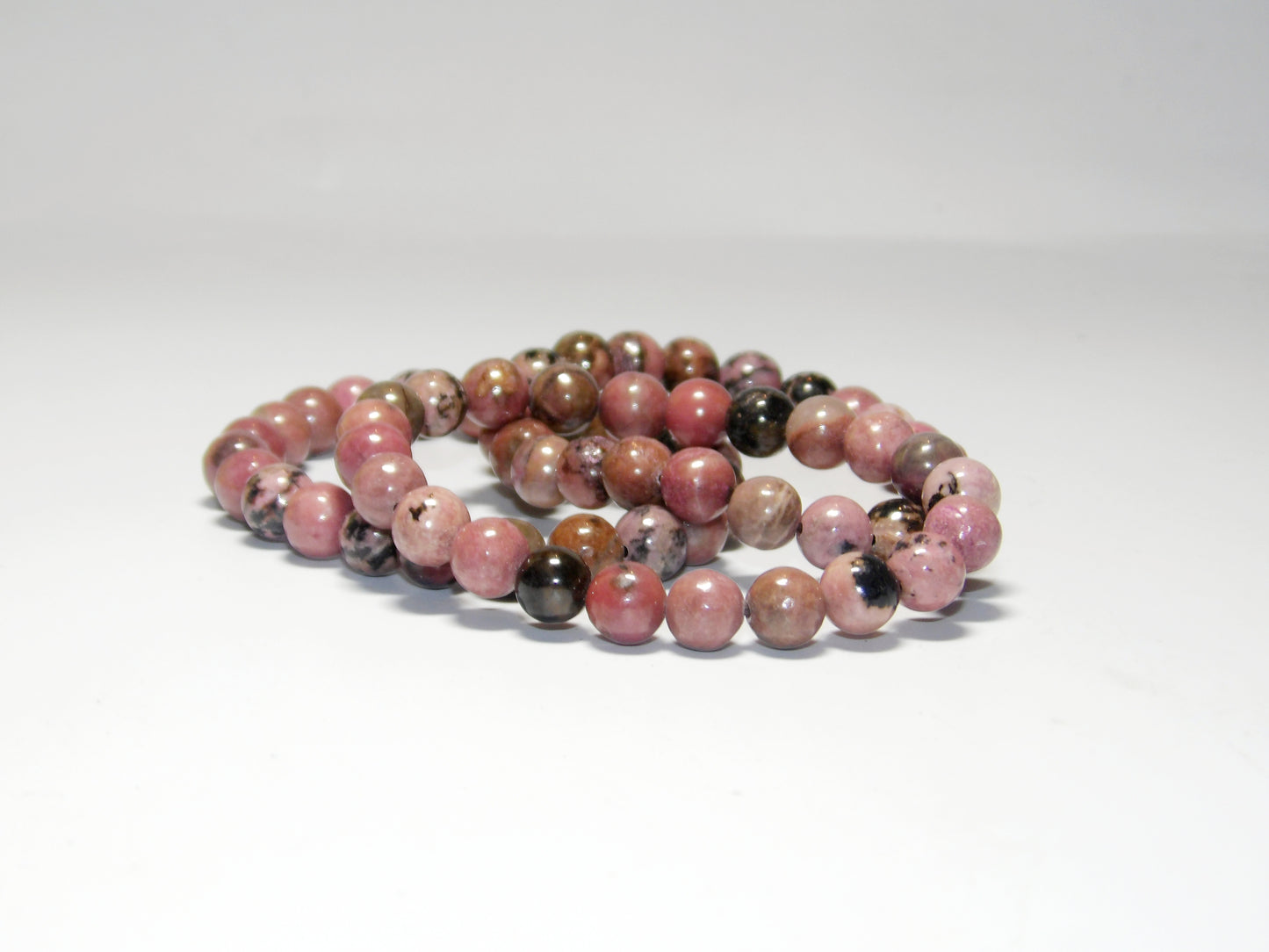 Rhodonite Bracelet (8 mm beads)