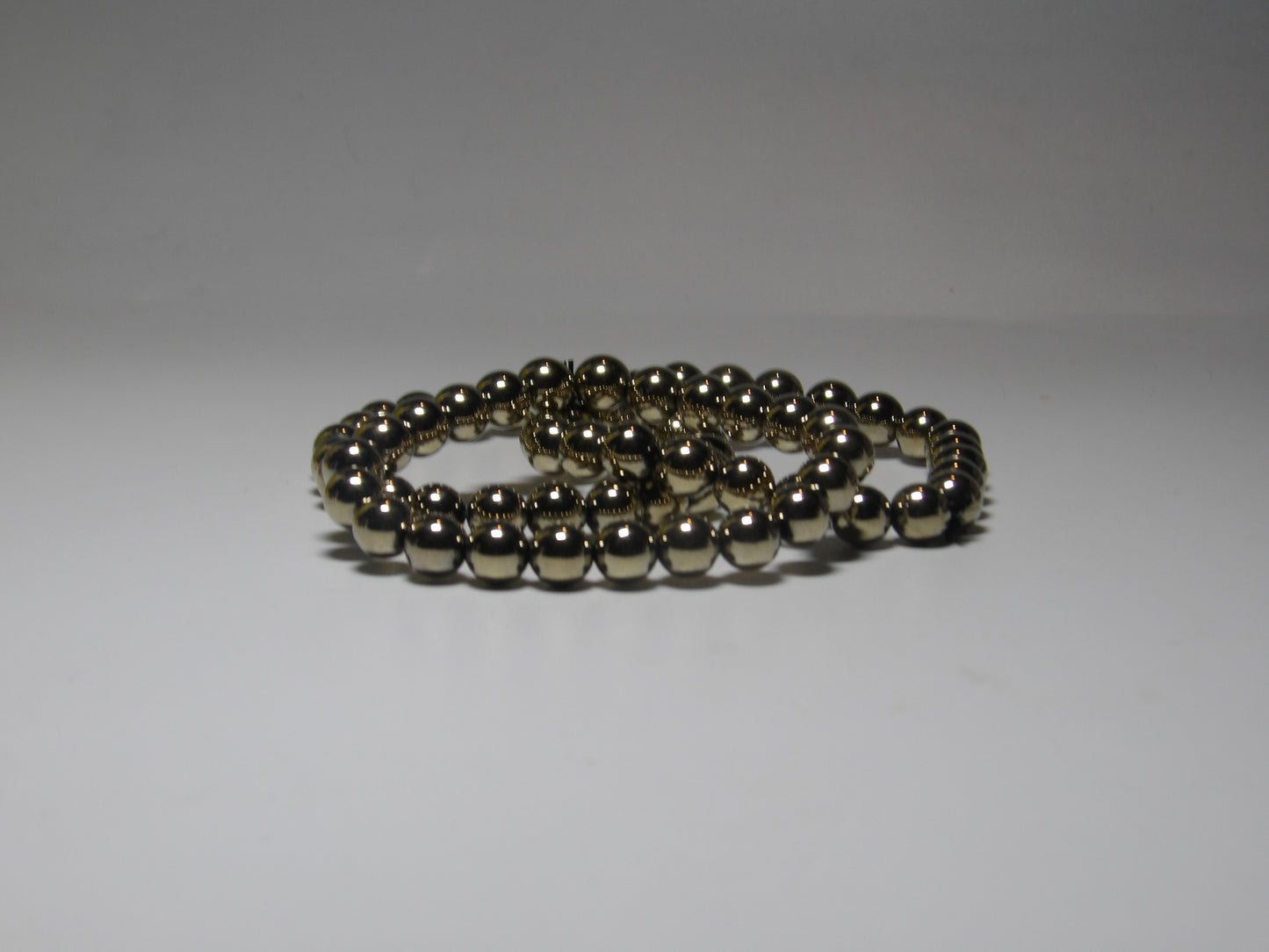 Pyrite Bracelet (8 mm beads)