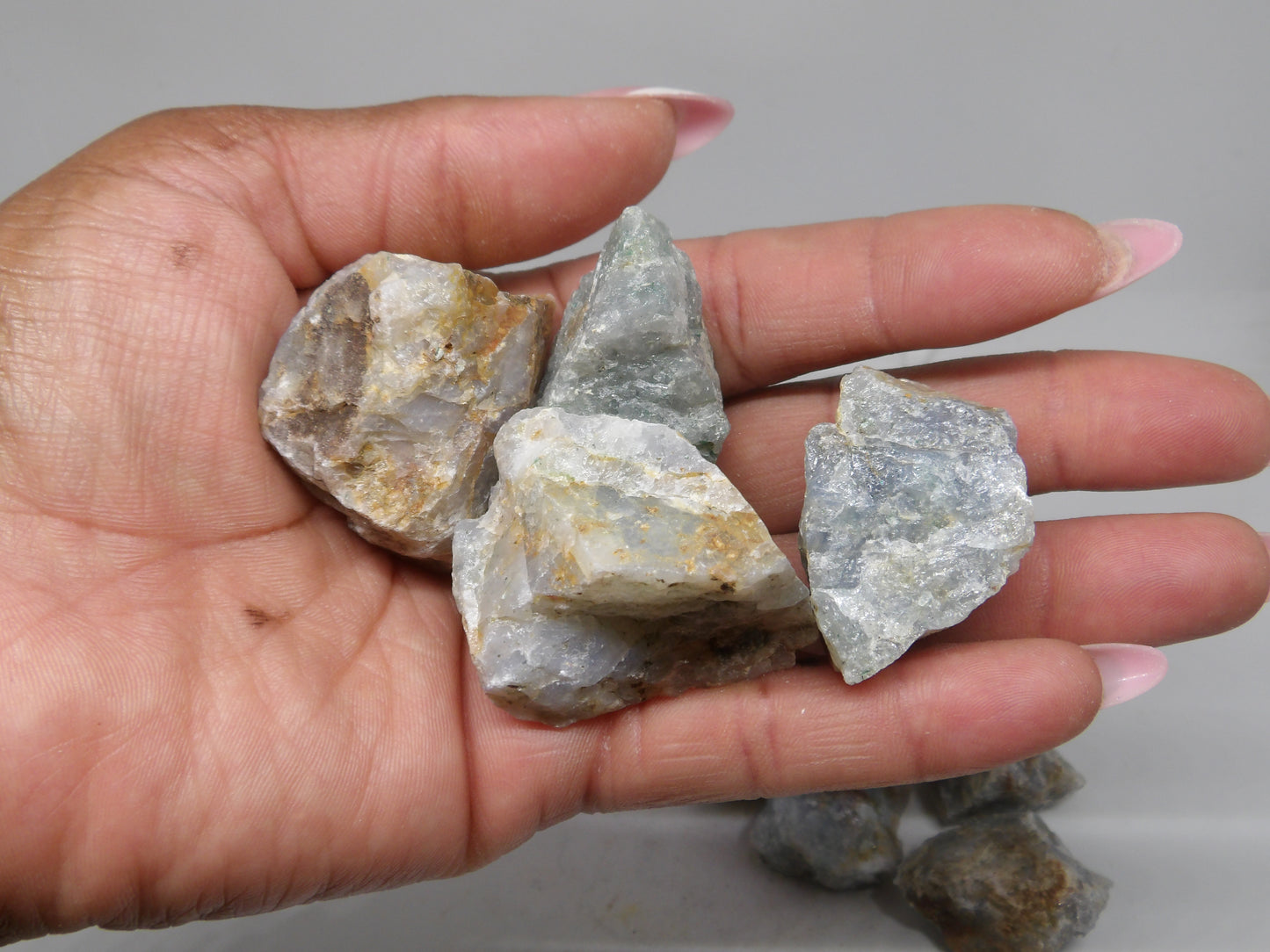 Raw Sky Blue Quartz