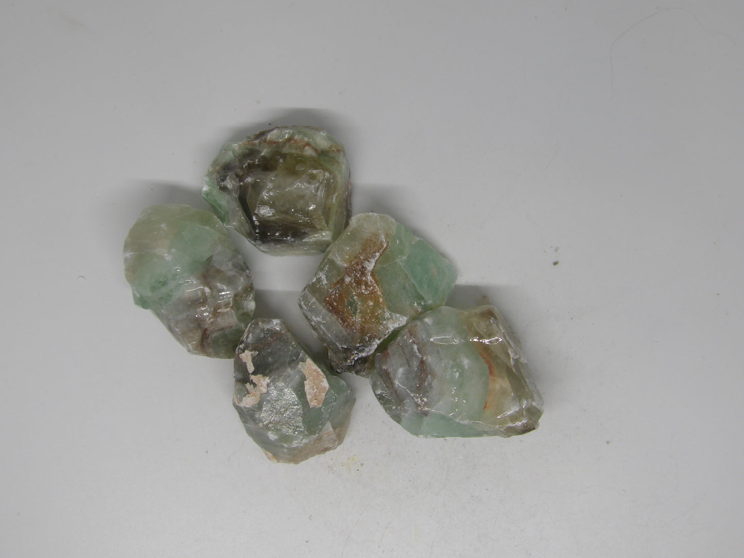 Raw Smooth Green Calcite