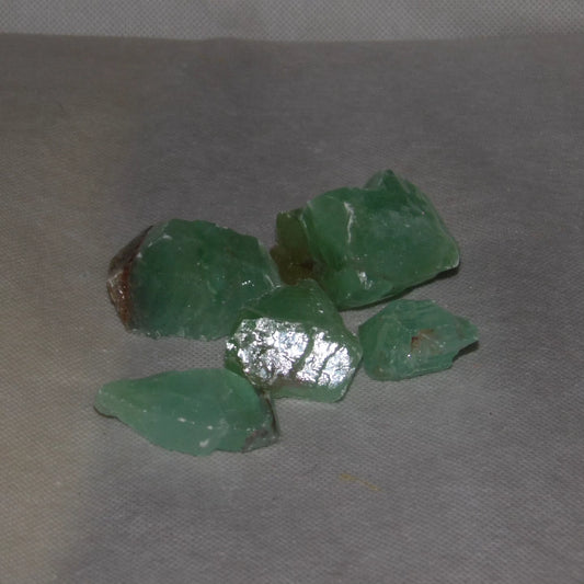 Raw Smooth Emerald Green Calcite