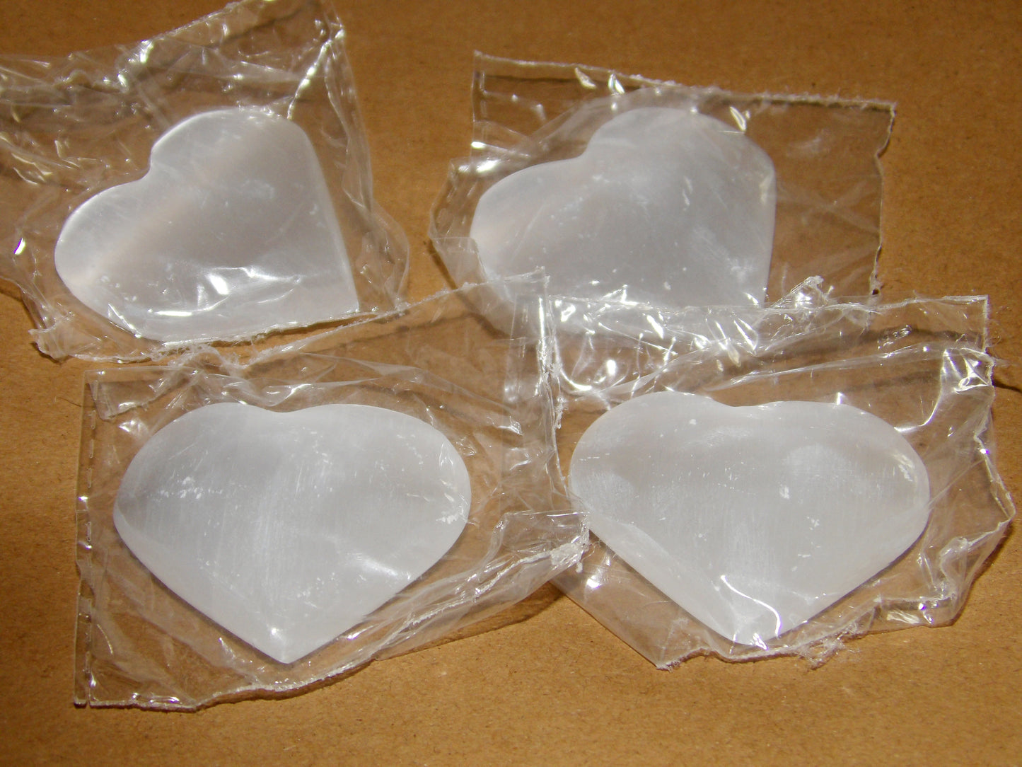 Selenite Hearts