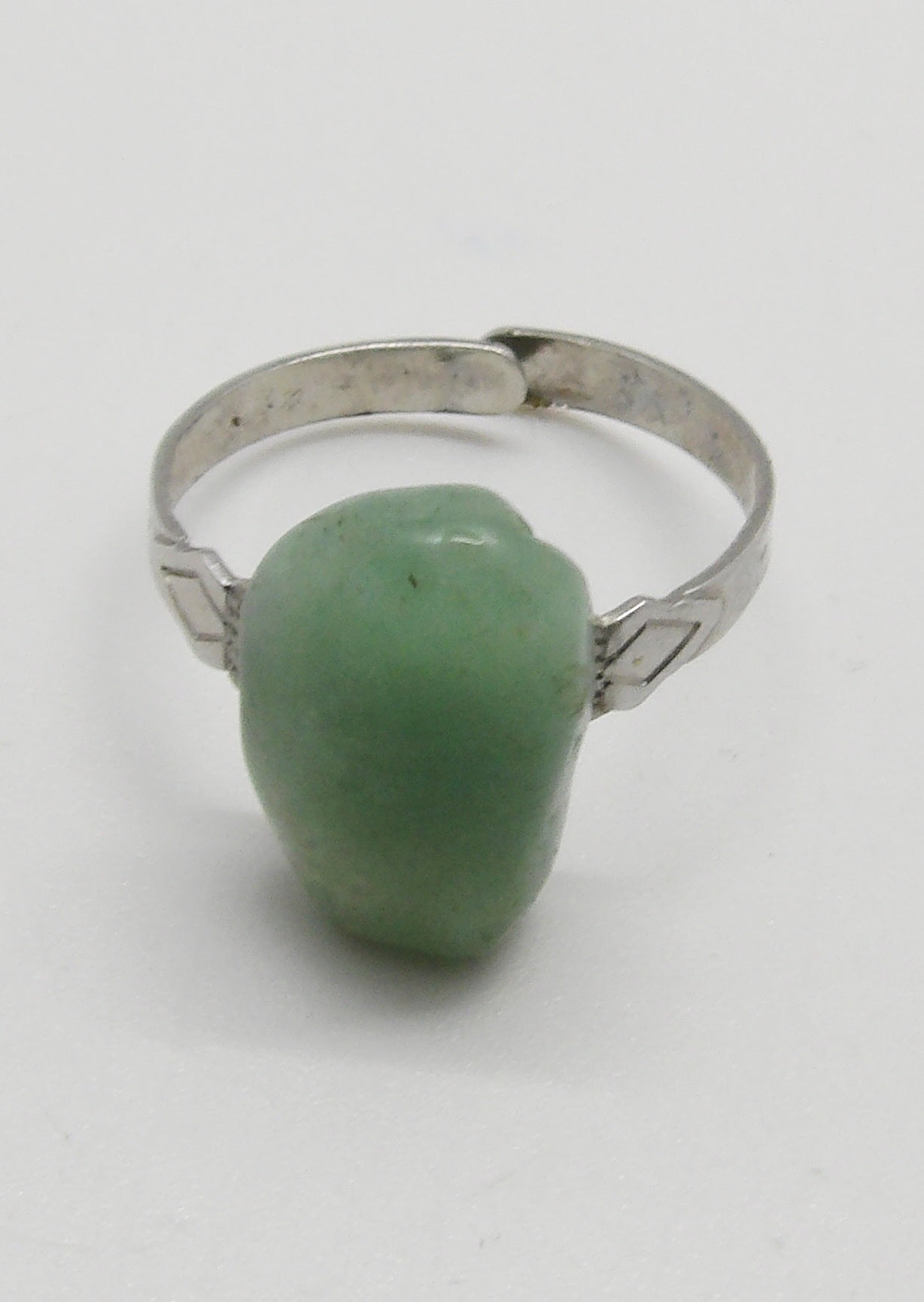 Green Aventurine Adjustable Ring