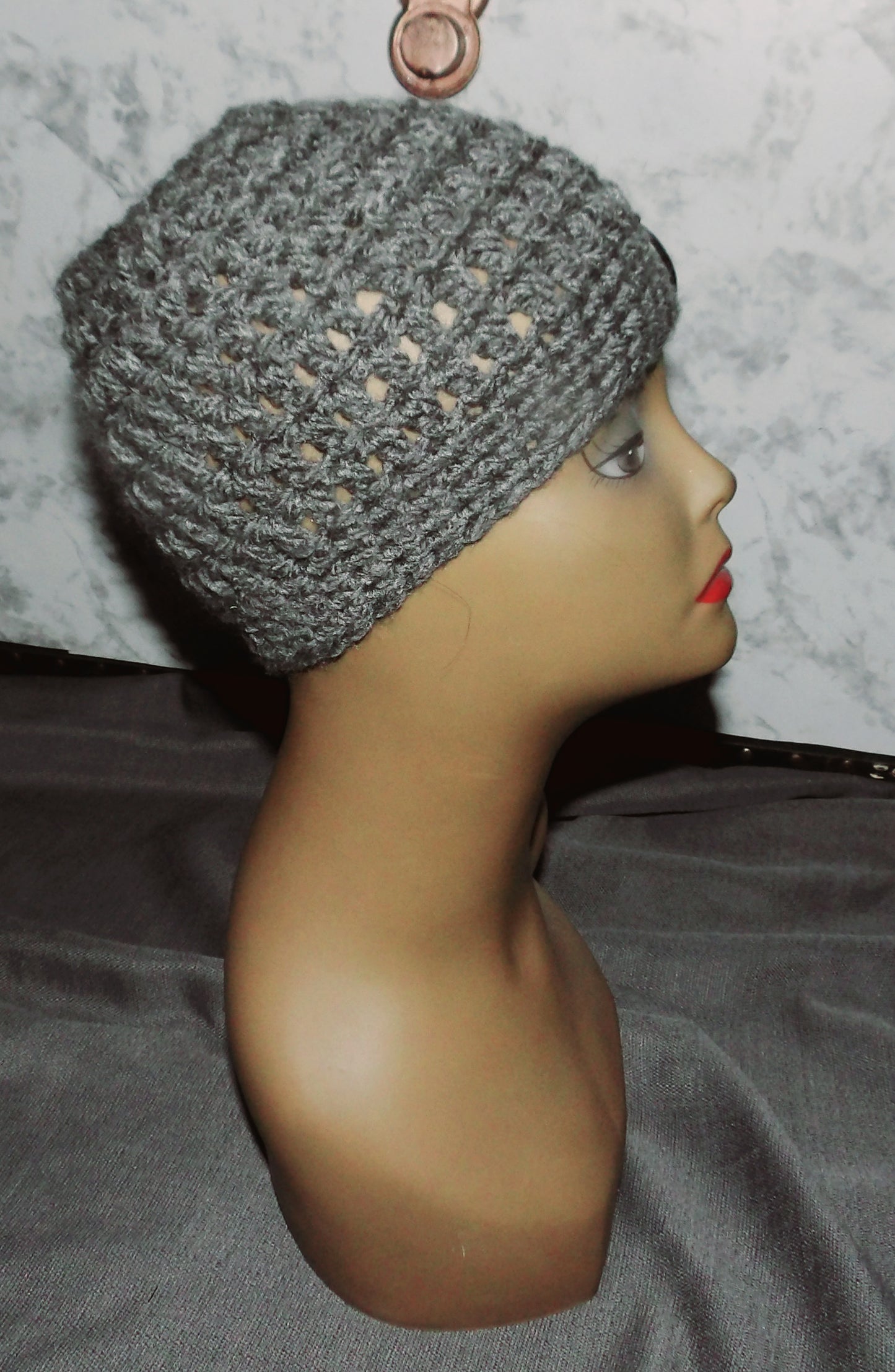 Messy Bun/Ponytail Crochet Hat