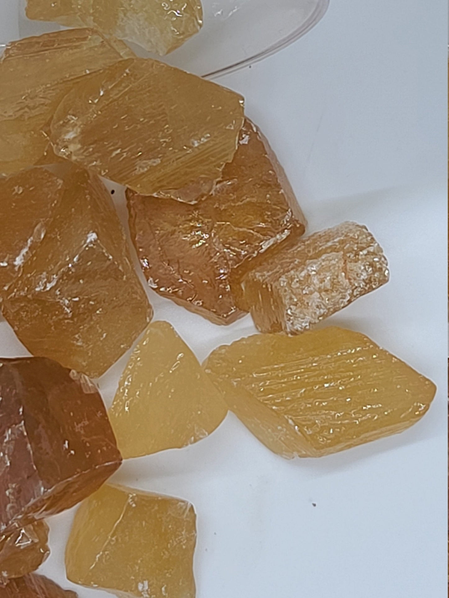 Raw Smooth Honey (Amber) Calcite