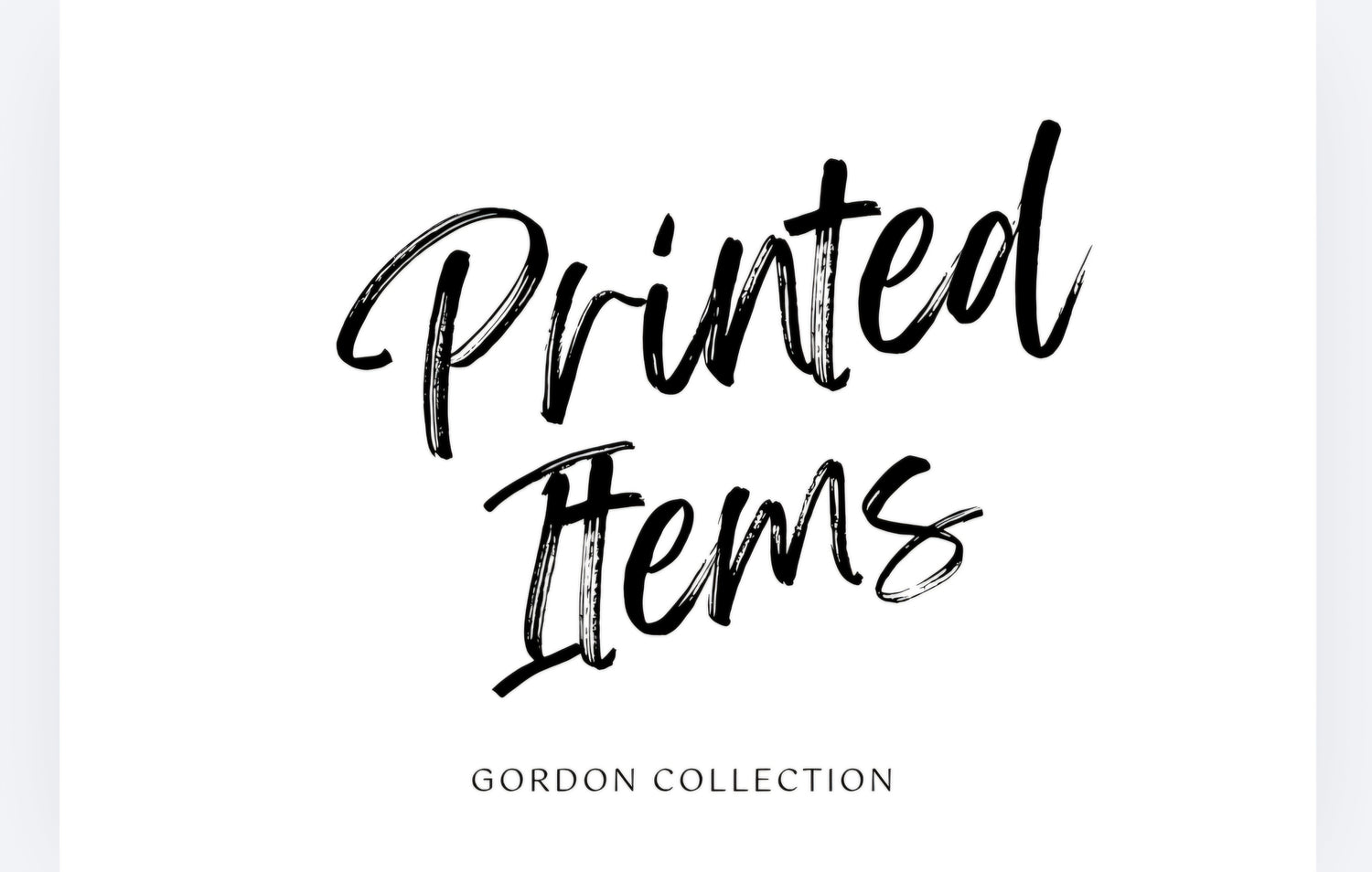Gordon Prints