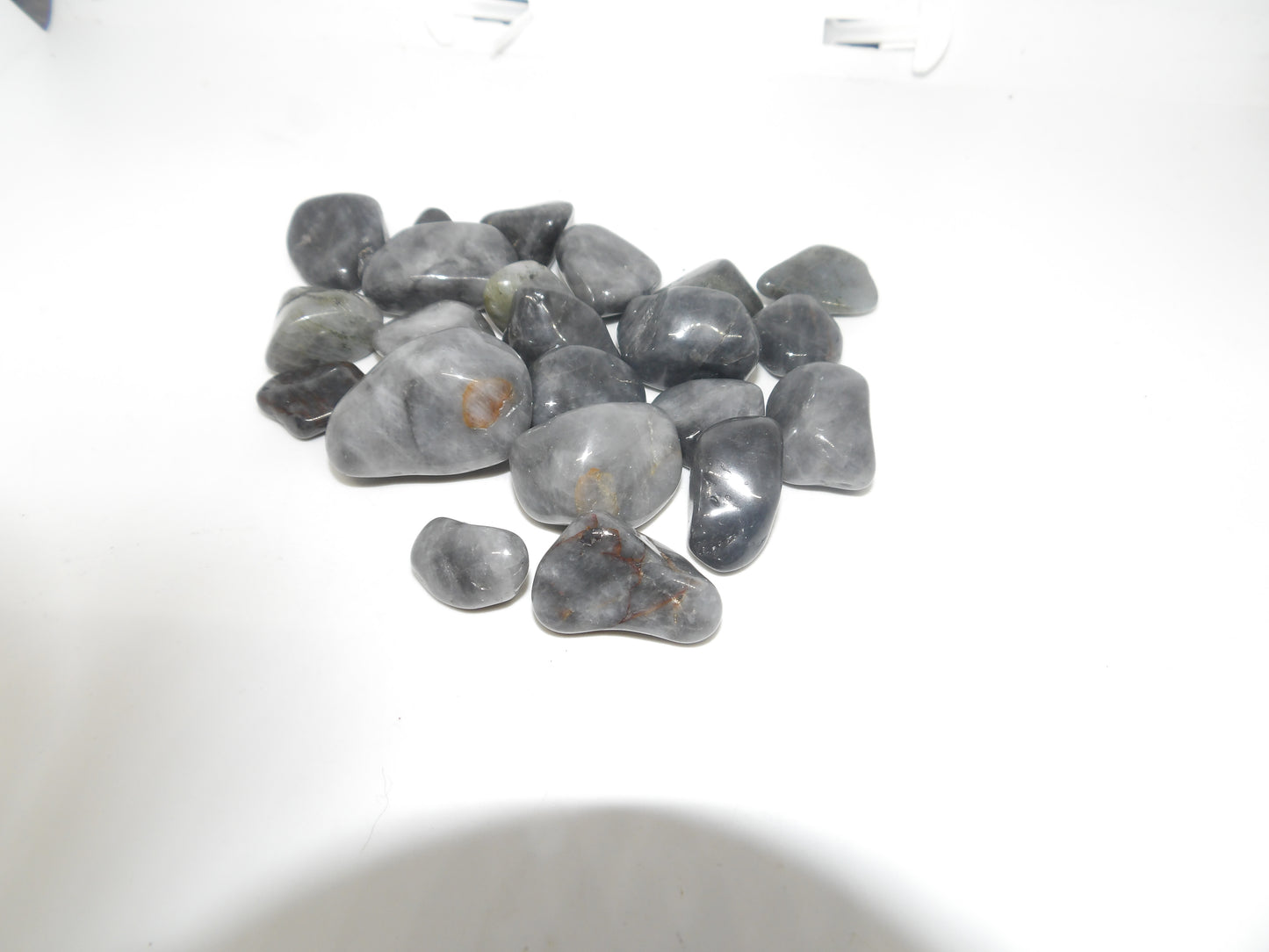 Tumbled Grey Quartz