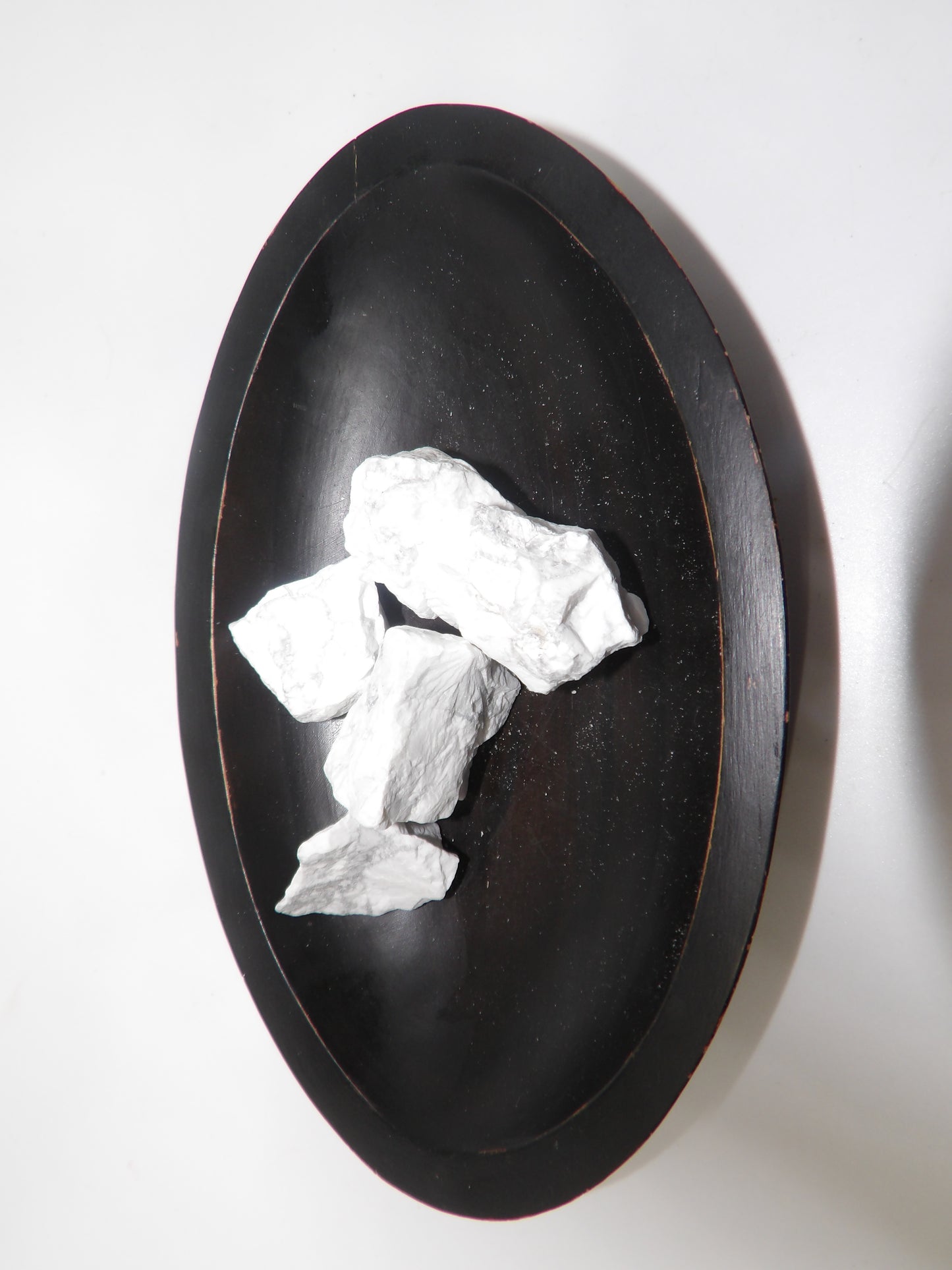 Raw white Howlite