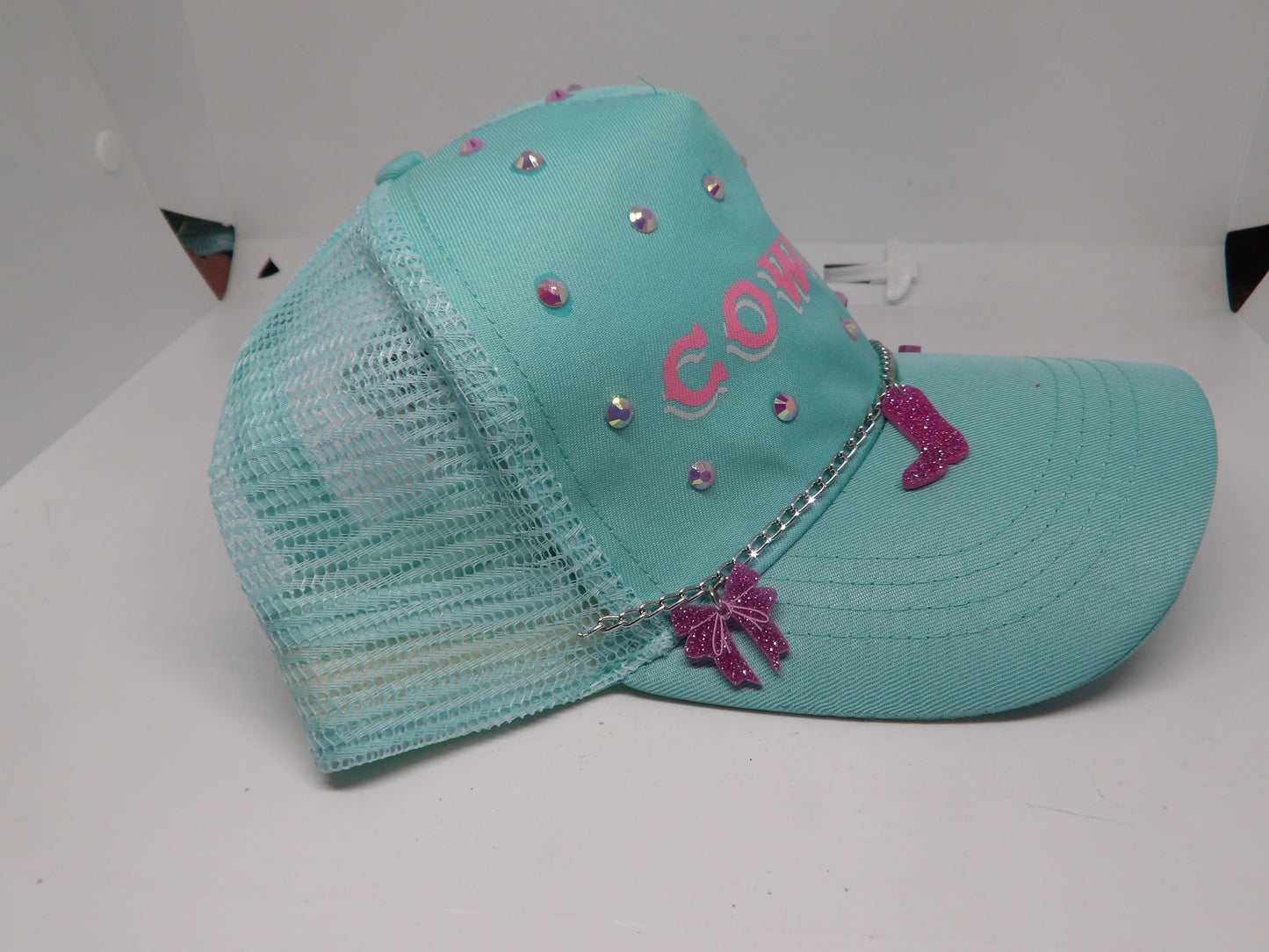 Luxe Cowgirl Pearl Charm Hat