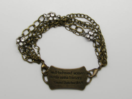 Well Behaved Women Bracelet