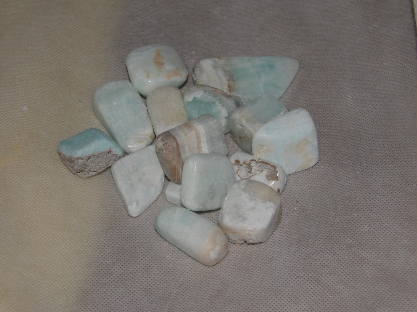 Tumbled Caribbean Calcite