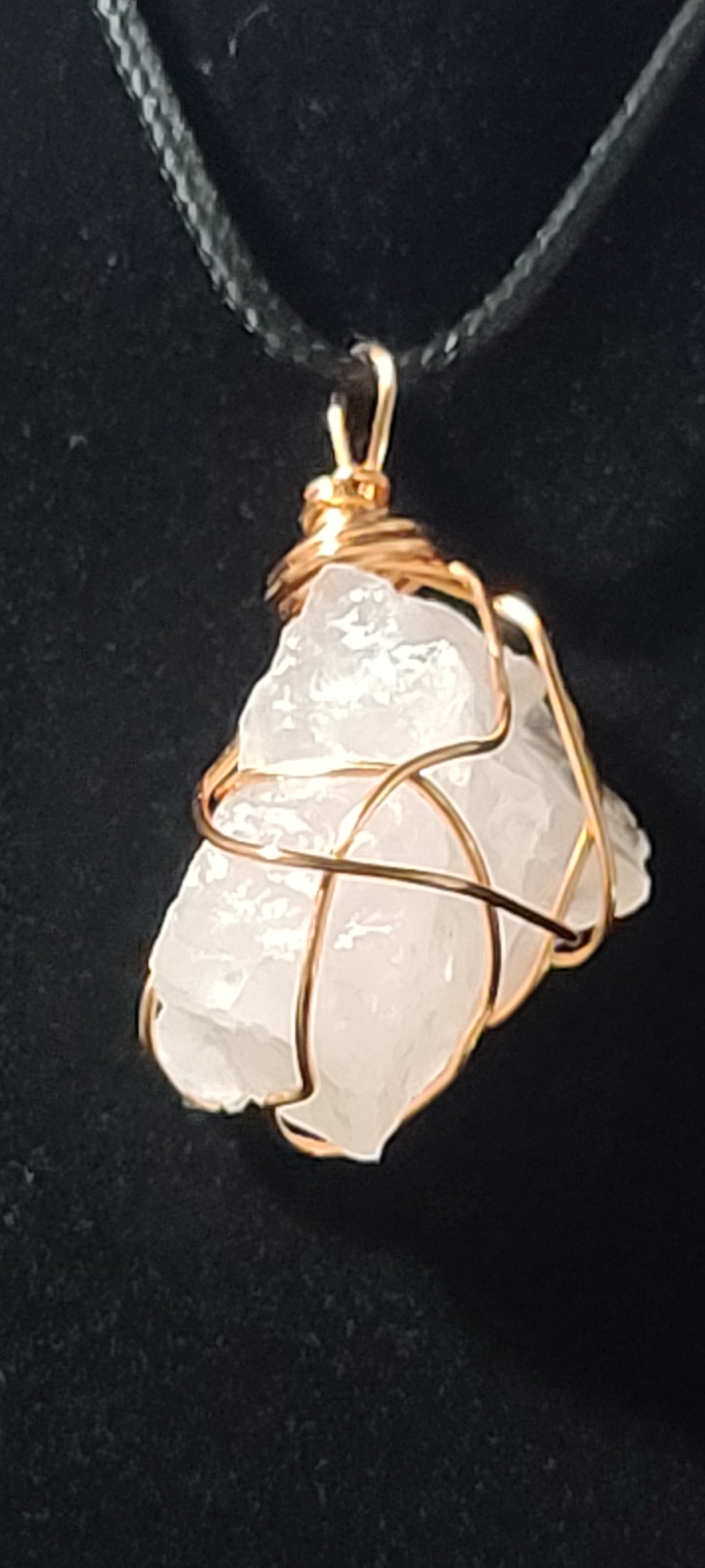 Wire Wrapped Rose Quartz