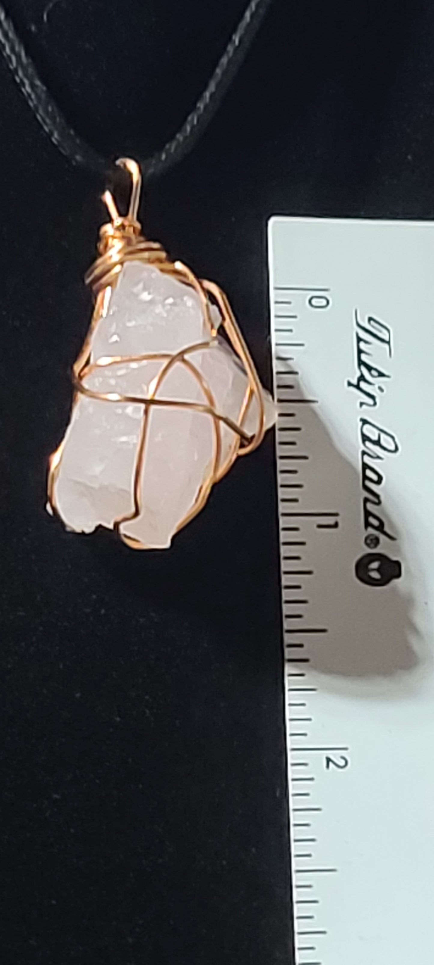 Wire Wrapped Rose Quartz