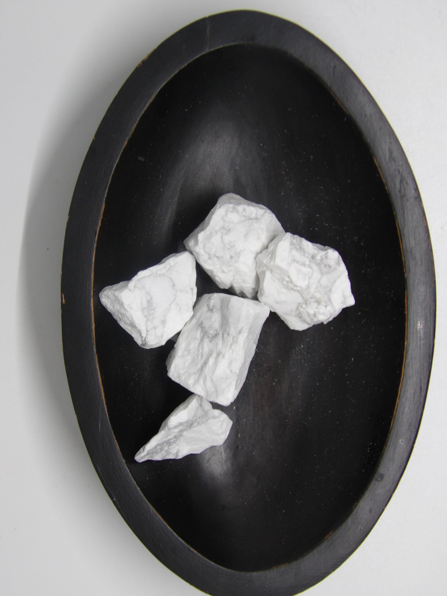 Raw white Howlite