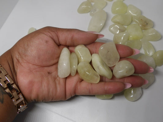 Tumbled Sulfur Quartz