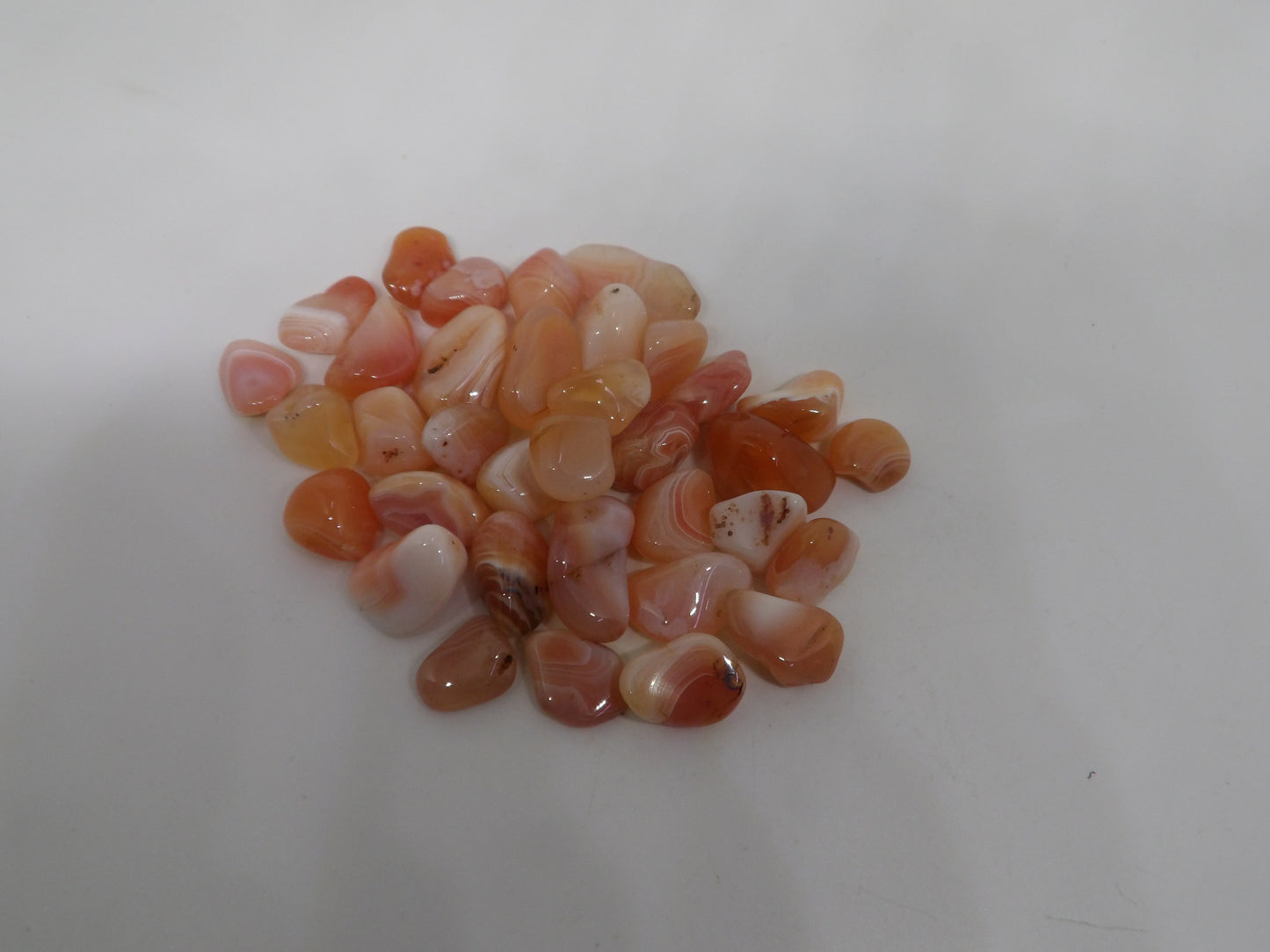 Tumbled Lt Pink Carnelian