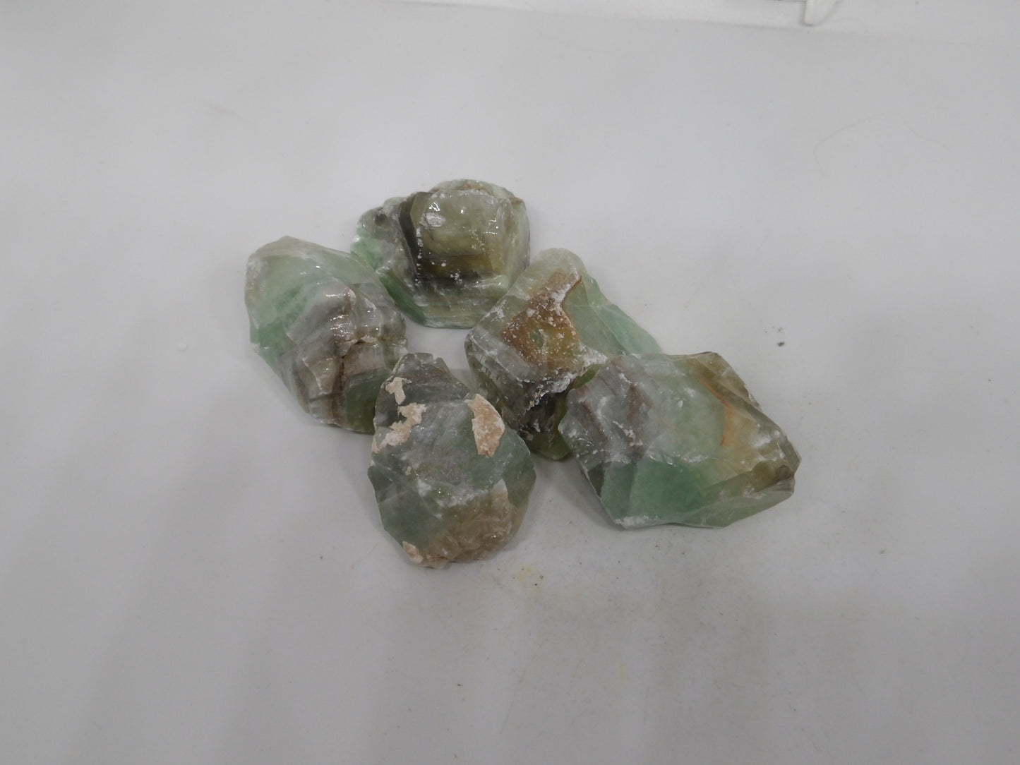 Raw Smooth Green Calcite