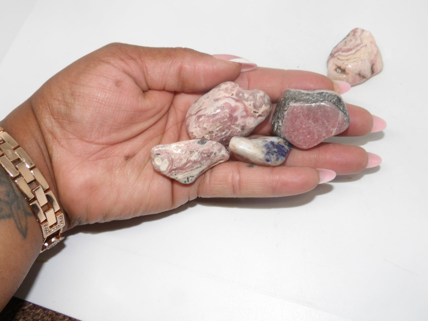 Tumbled Rhodochrosite