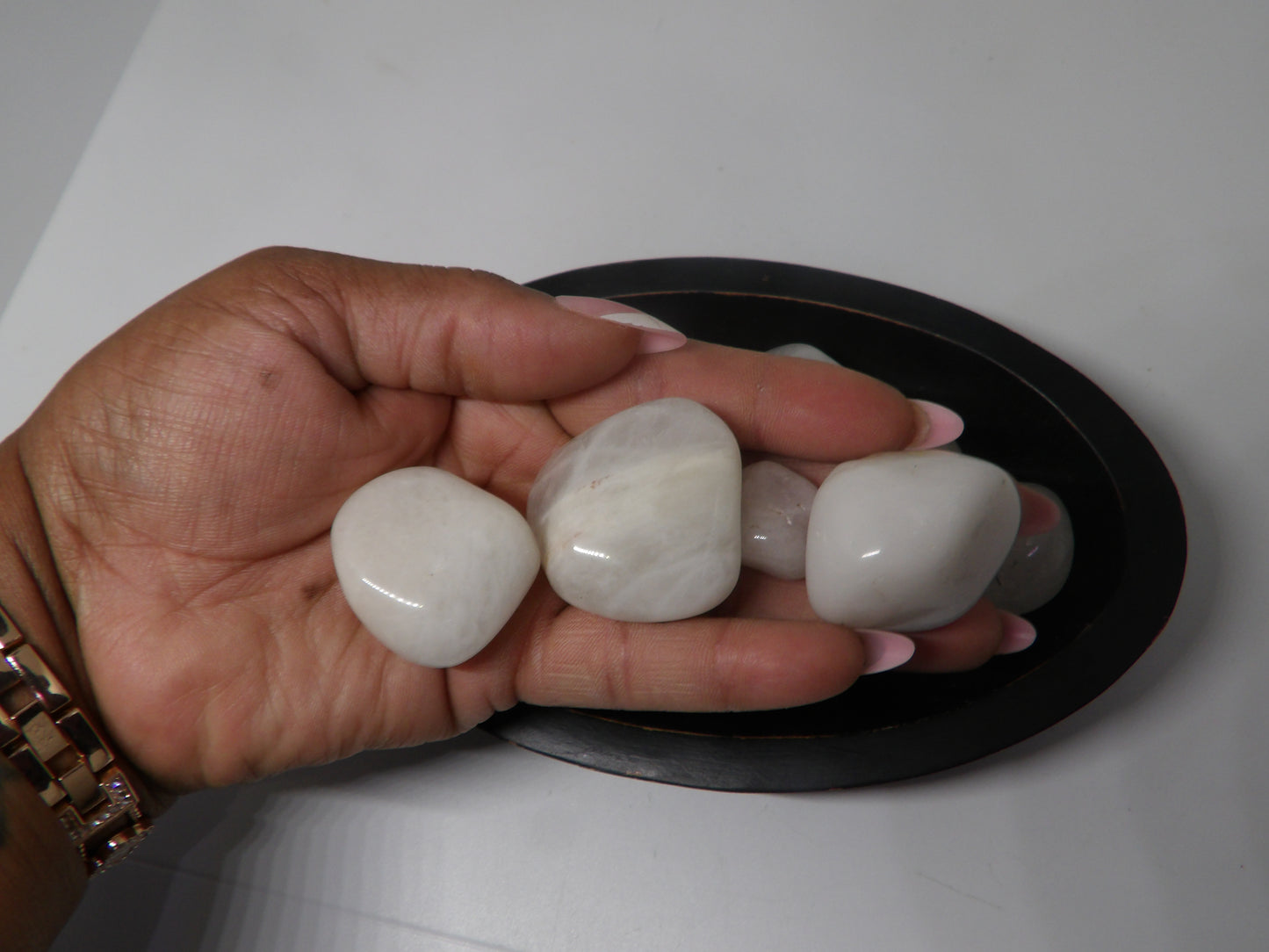 Tumbled Milky Quartz