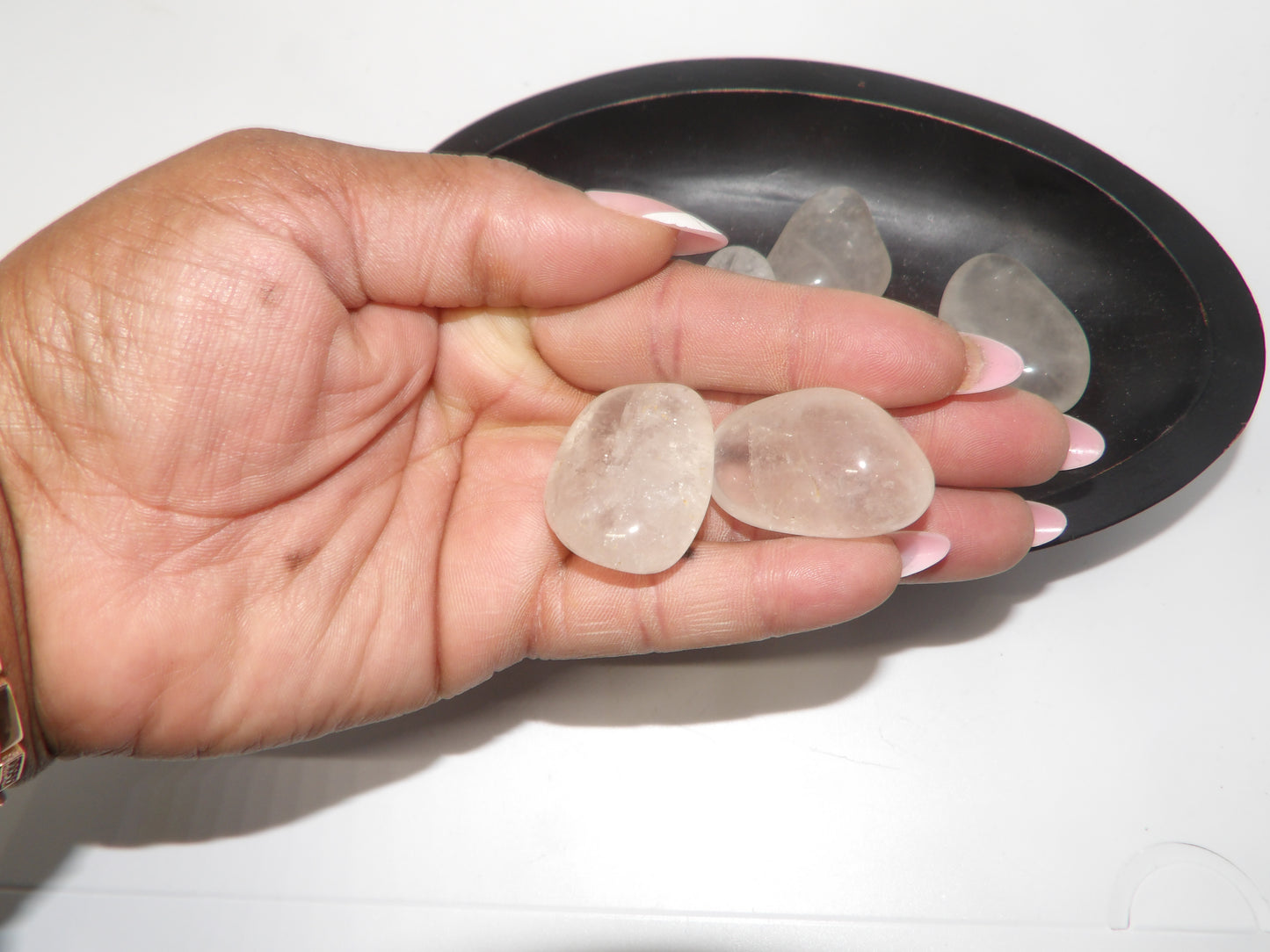 Tumbled Cloudy Quartz