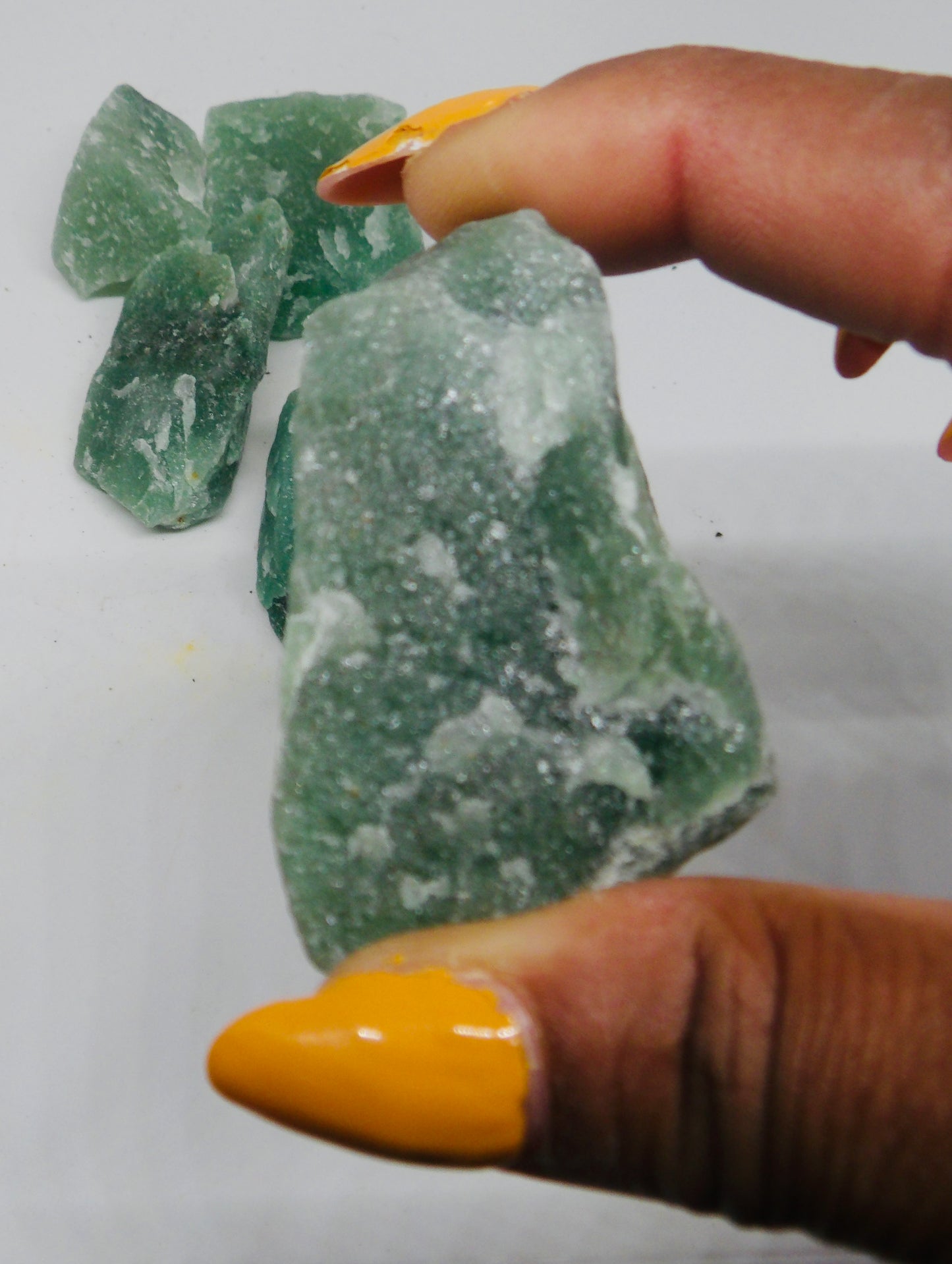 Raw Prasiolite, Green Quartz, Green Amethyst, Vermarine