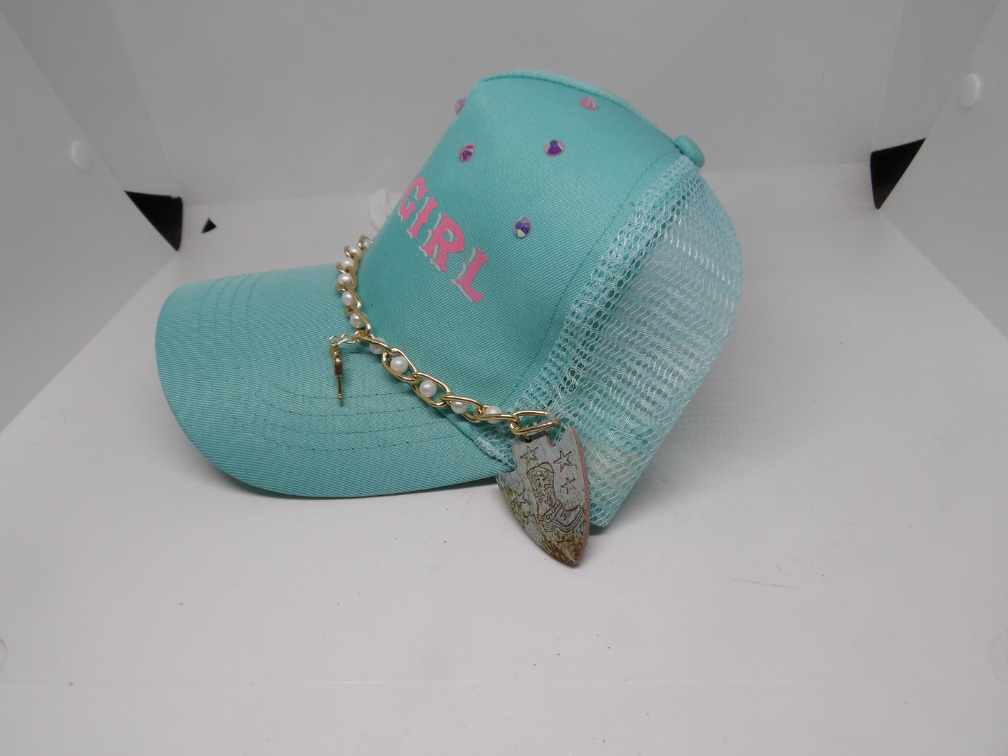 Luxe Cowgirl Pearl Charm Hat