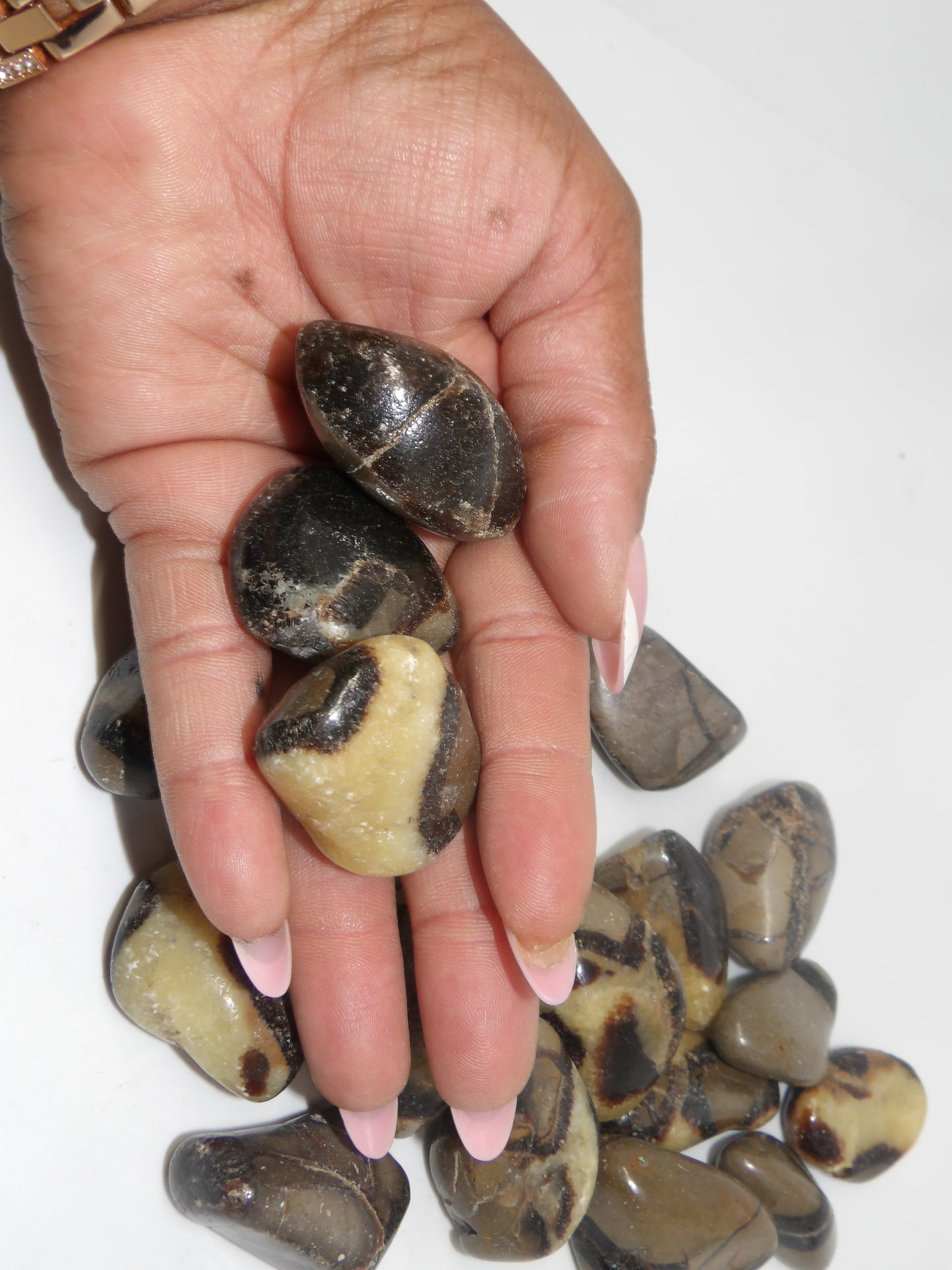 Tumbled Septarian