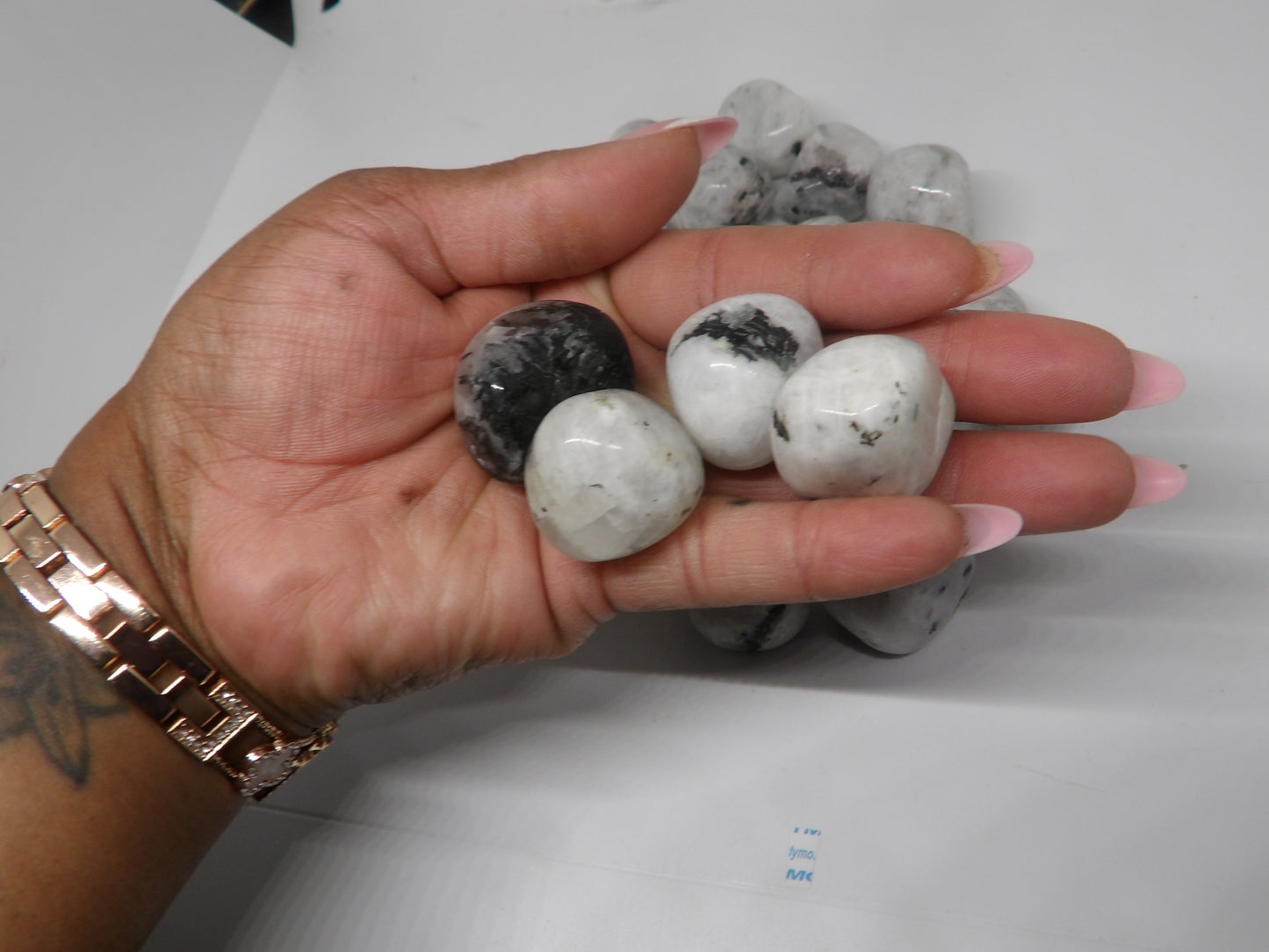 Tumbled Rainbow Moonstone