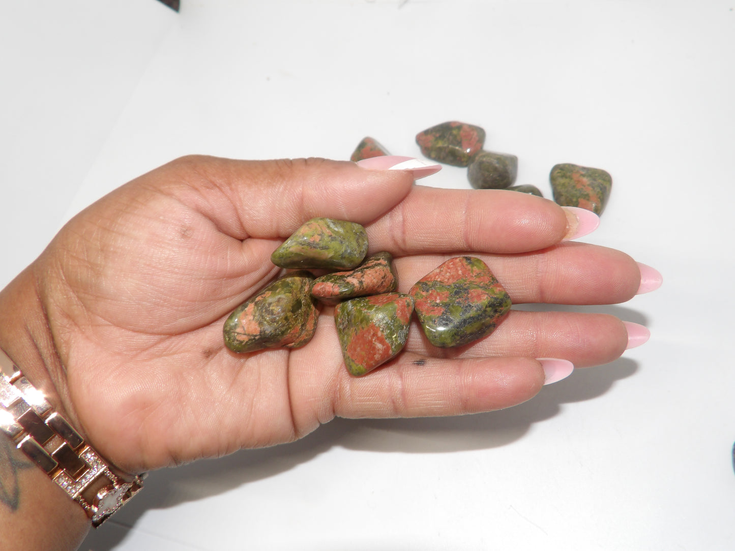 Tumbled Unakite