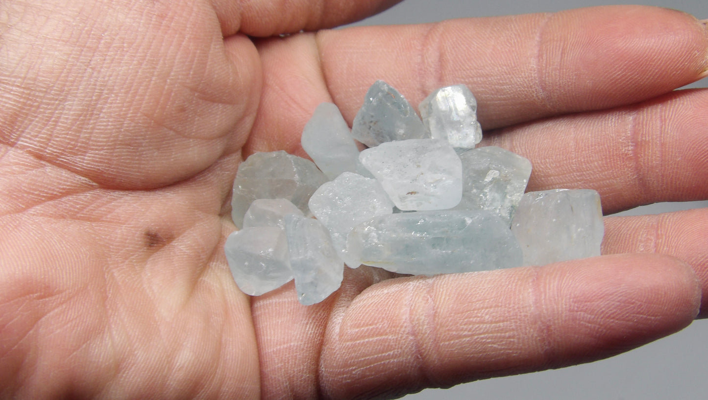 Raw Blue Topaz (small pieces)