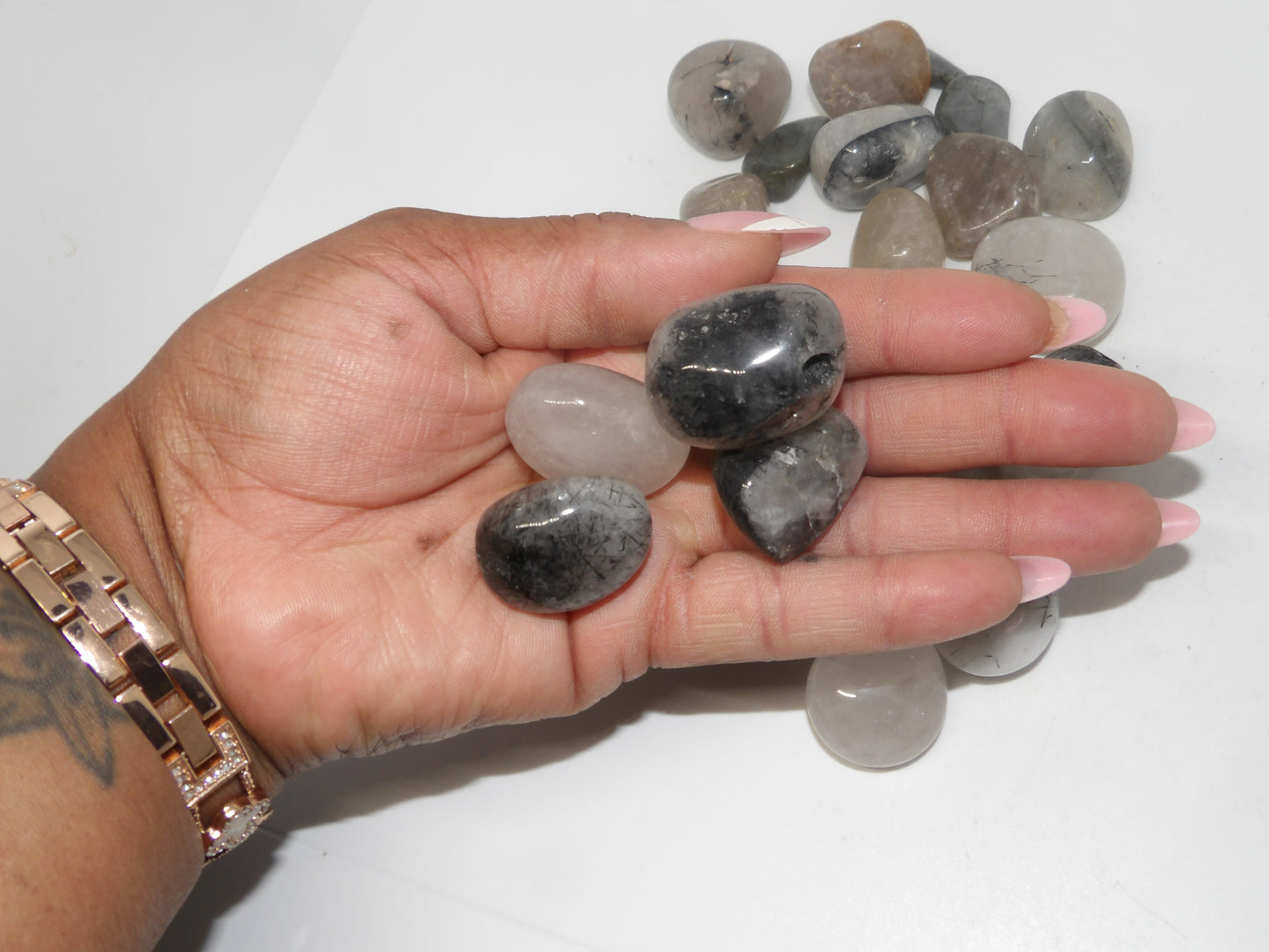 Tumbled Rutilated Quartz