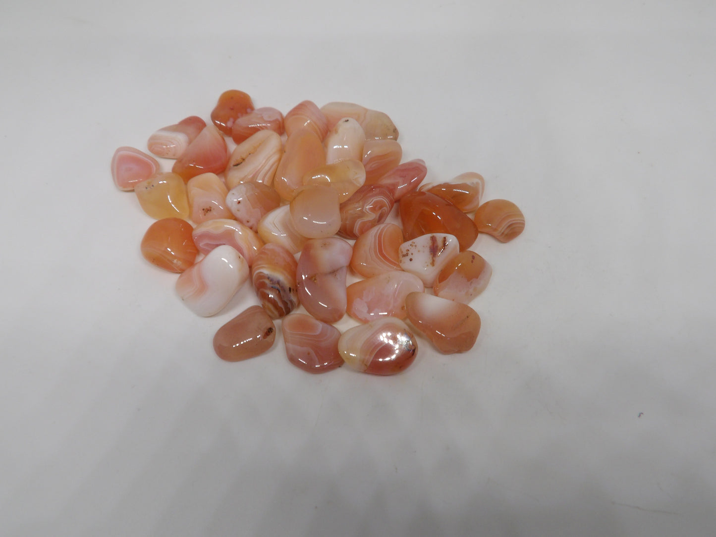 Tumbled Lt Pink Carnelian