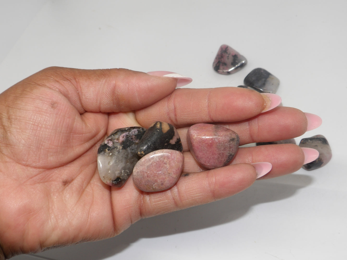 Tumbled Rhodonite